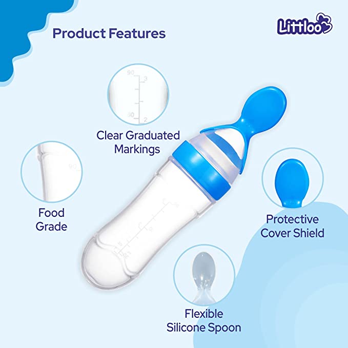 Littloo Littloo Littloo Baby Spoon Feeder (Silicone) Littloo Littloo Littloo Baby Spoon Feeder (Silicone)
